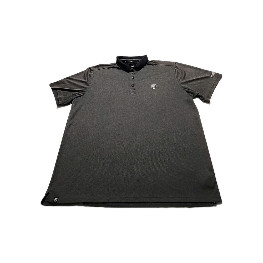 Rank 45 Men's Polo Shirt Gray Short Sleeve XL